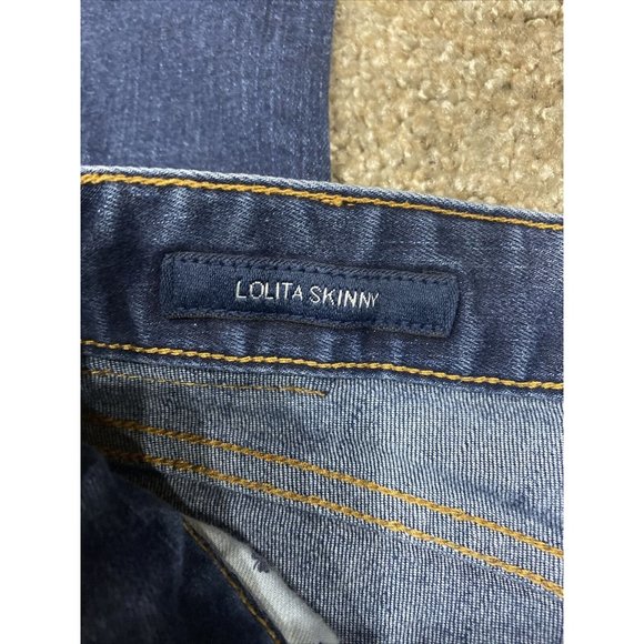 Lucky Brand Woman's LOLITA SKINNY Jeans Size 2/26 Size 29x29” Dark Wash - Picture 4 of 12